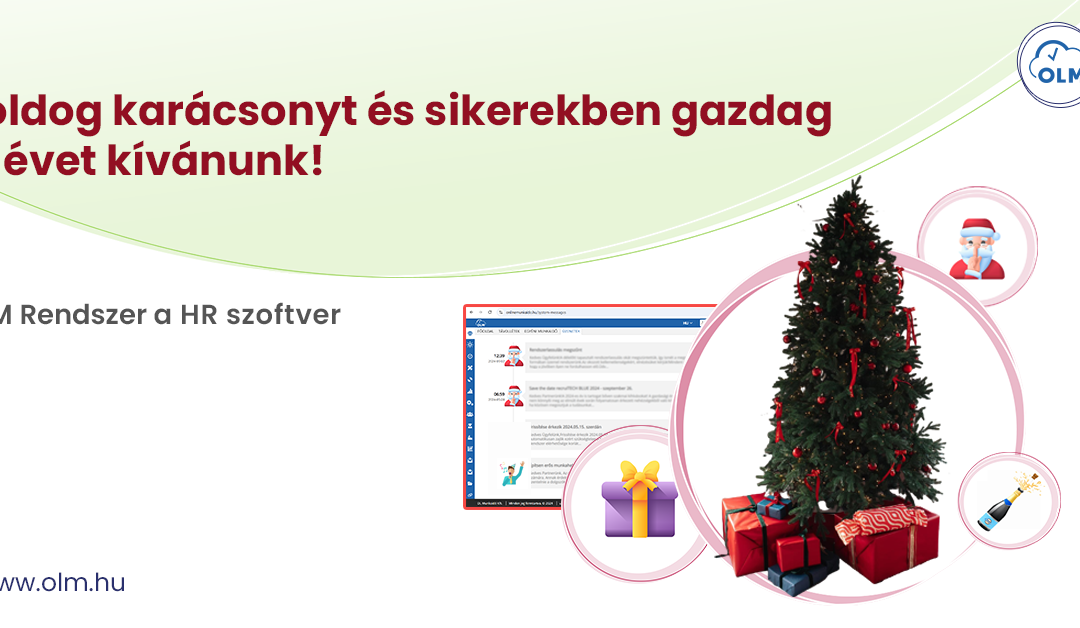 Boldog karácsonyt és eredményekben gazdag boldog új évet kívánunk!